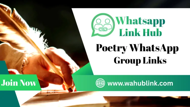 Poetry WhatsApp Group Links