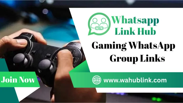 Gaming WhatsApp Group Links